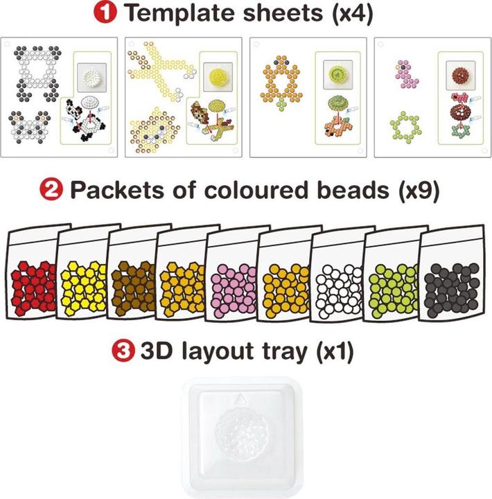 Produktbild Aquabeads 3d dierenset (1 Teile)