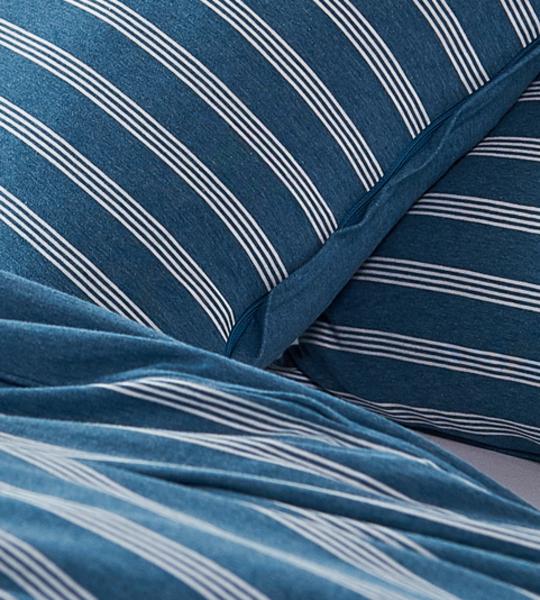 Actual product image Living Home Melange Jersey Double Face (Bedding set, 80 x 80 cm, 155 x 220 cm)