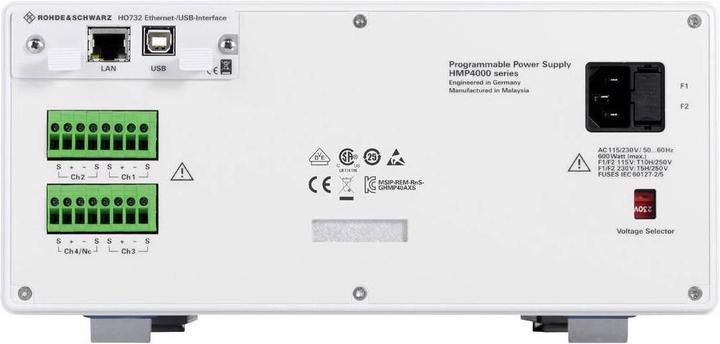 Actual product image Rohde & Schwarz Laboratory power supply, adjustable HMP4030 DC power supply, 3 channel, 384 W