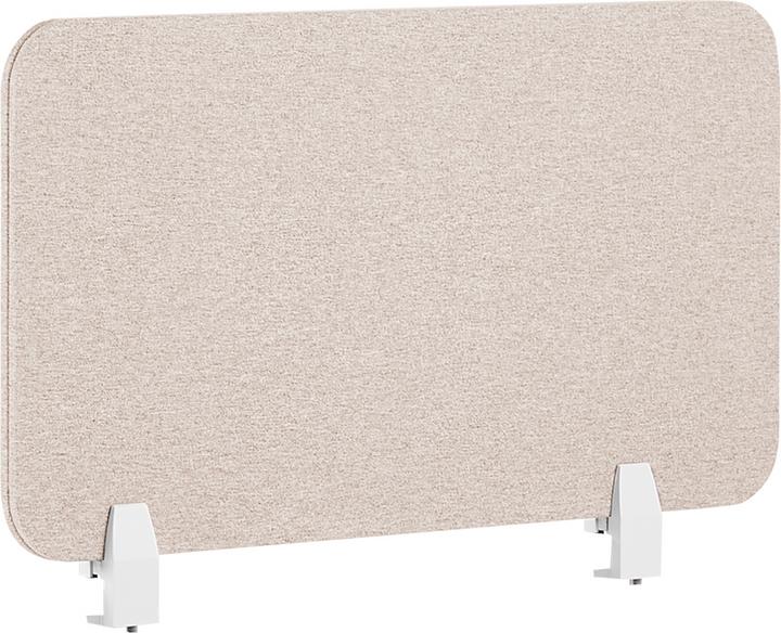 Beliani Desk divider beige 72 x 40 cm WALLY