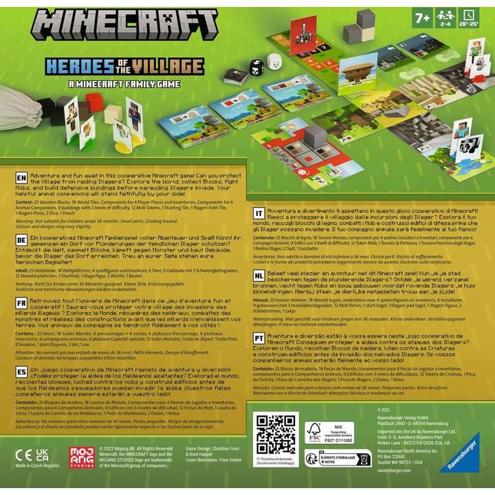 Image du produit Ravensburger Les héros du village Minecraft (Néerlandais, Anglais)
