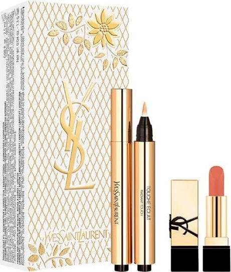 Yves Saint Laurent Touche Éclat Set Concealer 02 + Mini Rouge Pur Couture