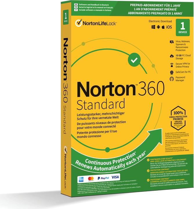 Norton 360 Standard (1 User, 12 Monate)