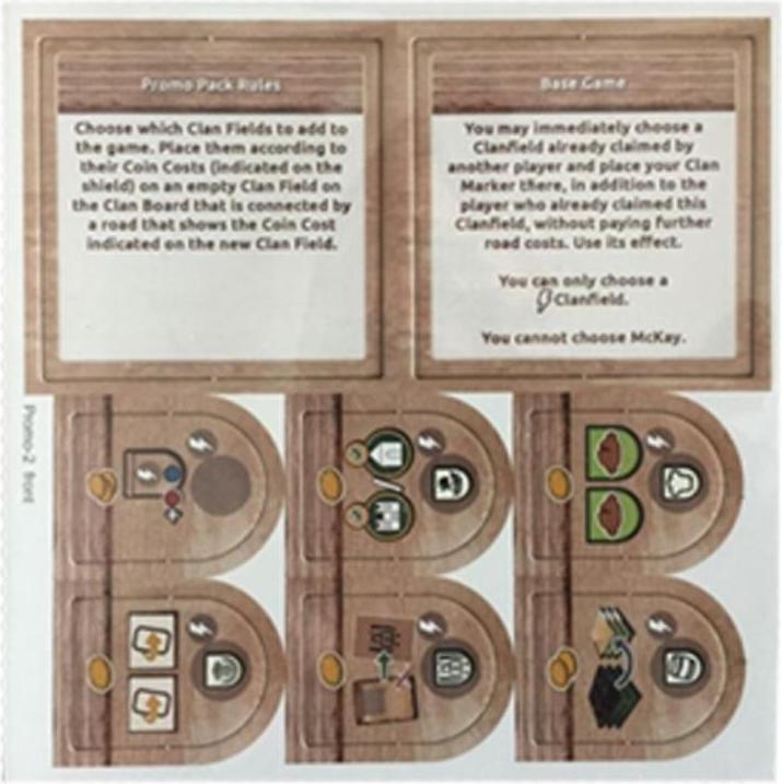 Produktbild Funtails FTGM2C03WW - Clanfields (Promo 2)- Glen More II: Chronicles, ab 12 J. (Erweiterung) (Englisch)