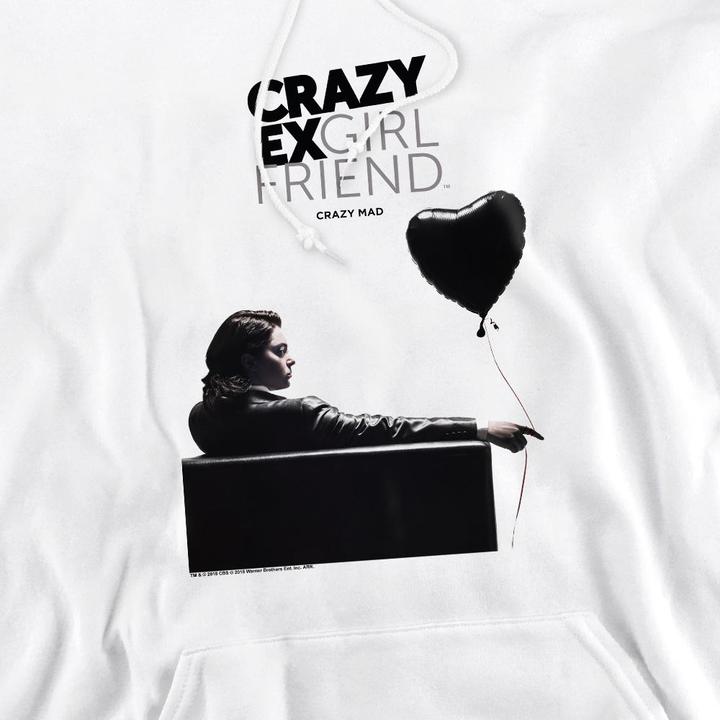 Immagine prodotto Crazy Ex-Girlfriend Crazy Mad Felpa con Cappuccio Uomo (L)