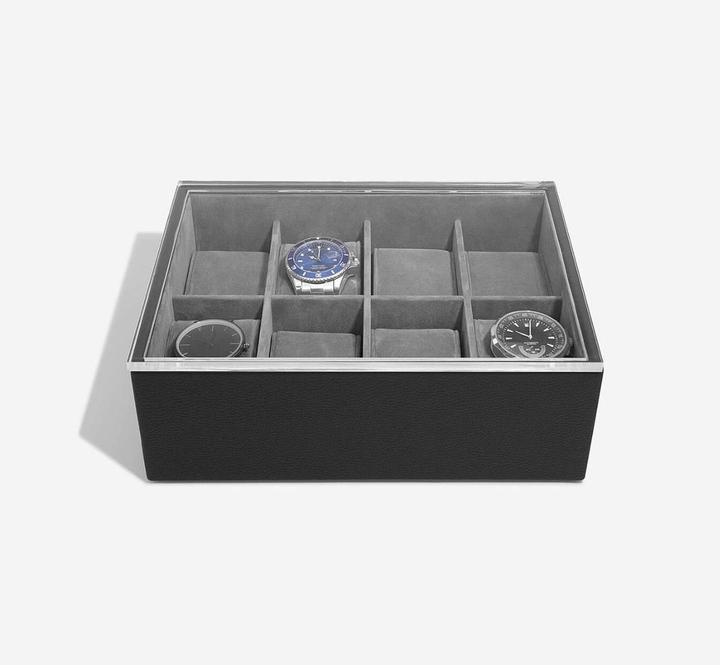 Actual product image Stackers 8 PC Watch Box With Acrylic Lid