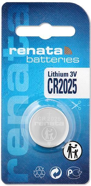 Produktbild Renata Lithium CR2025 (1 Stk., CR2025, 165 mAh)