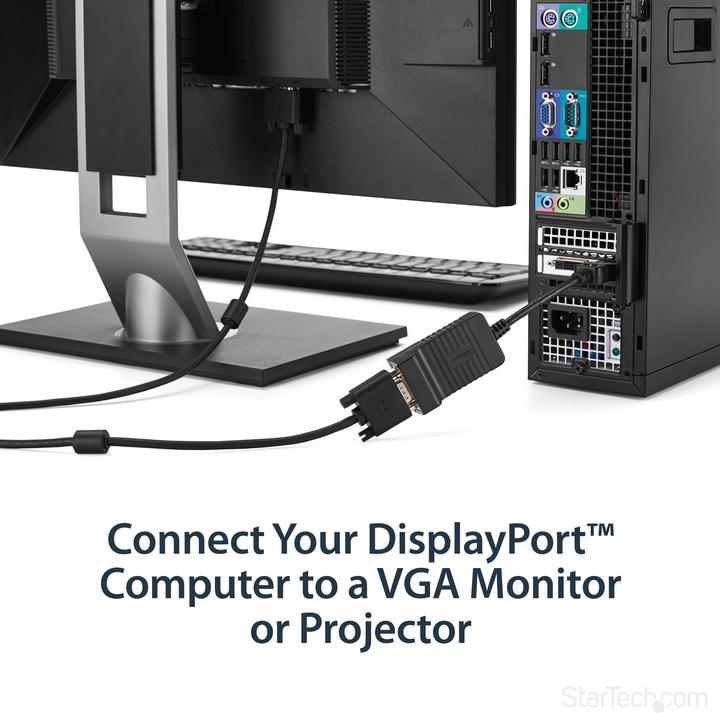 Productafbeelding StarTech Displayport Naar VGA Converter (VGA, 25.40 cm)