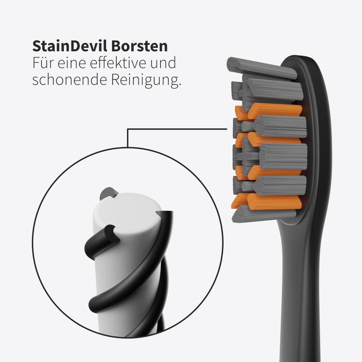 Produktbild Zahnheld Bürstenkopf Pro X-Clean 9x Weiss (9 x)