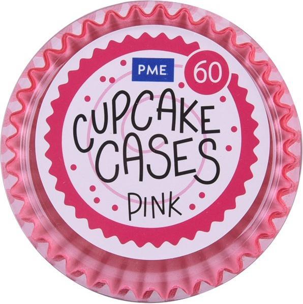 Produktbild PME Cupcake Backform Pink, 60 Stück (5 cm)