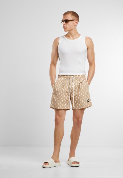 Actual product image Urban Classics Pattern Swim Shorts - 4984 (XXL)