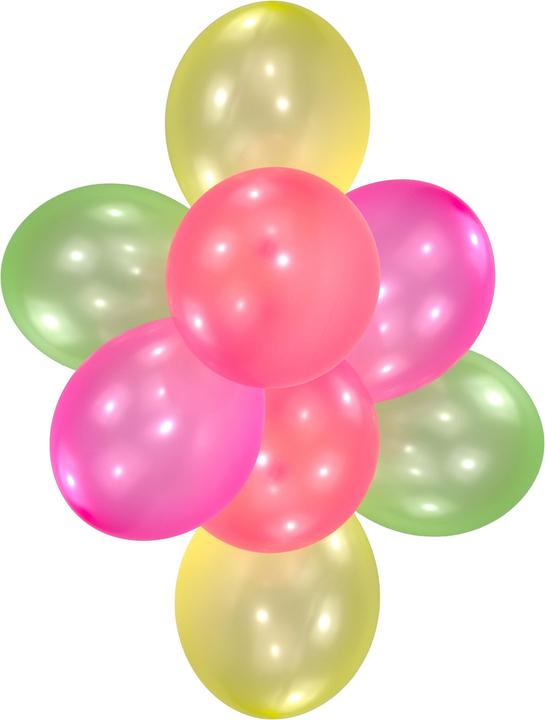 Produktbild Amscan 10 ® Luftballons neon farbsortiert (10 x)