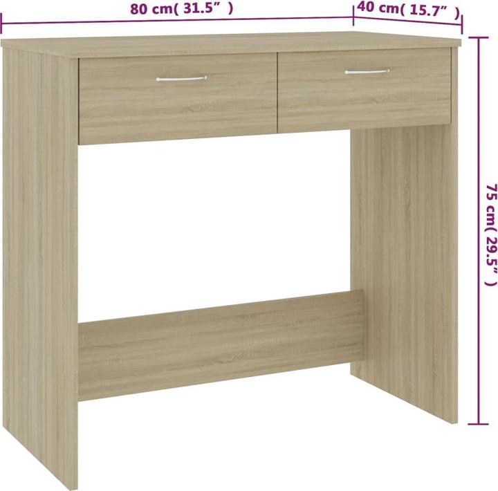 Actual product image VidaXL Schreibtisch (80 x 40 x 75 cm)