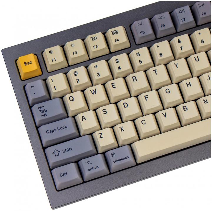 Actual product image Keychron Key DouShot PBT Wheat Grey Full OEM US T5