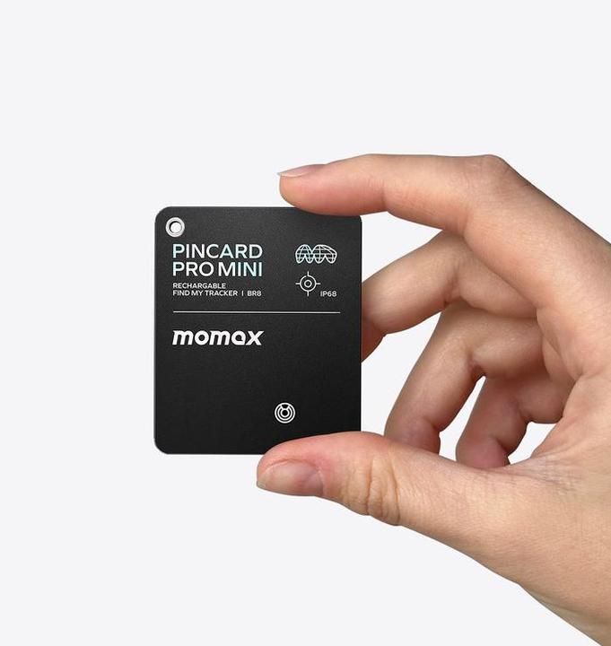 Produktbild Momax PinCard Pro Mini Rechargeable Find My Tracker