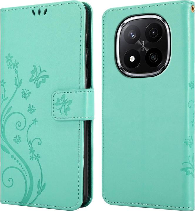 Immagine prodotto Cadorabo Custodia per Xiaomi RedMi Note 14 Pro Plus 5G Flower Book (Xiaomi Redmi Note 14 Pro 5G)