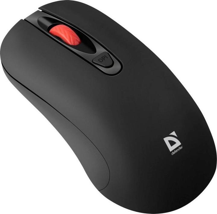 Image du produit Defender Mysz Nexus Ms-195 Rf Silent Czarna (Sans fil)