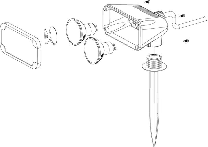 Actual product image EGLO Nema (480 lm, GU10, IP54)