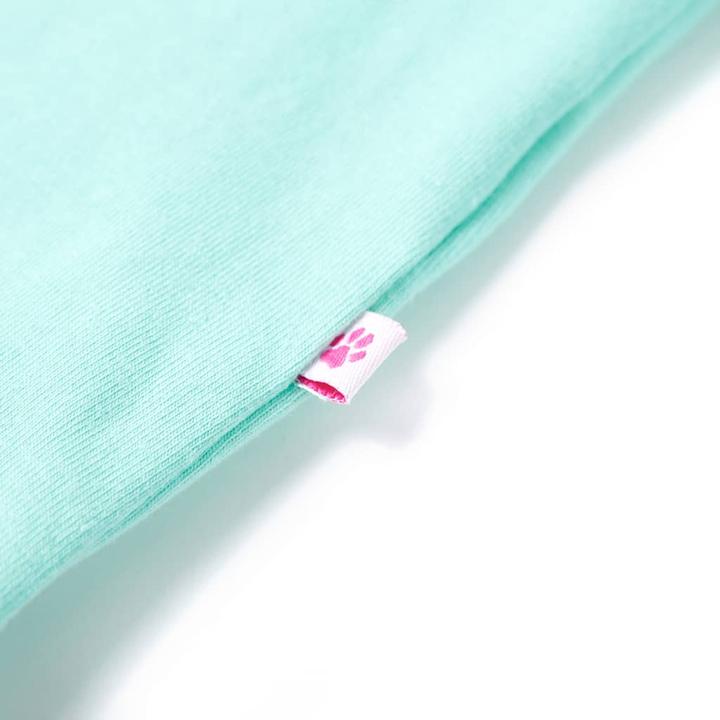Immagine prodotto VidaXL Maglietta per bambini Verde menta chiaro 128,Materiale: 95 (128)