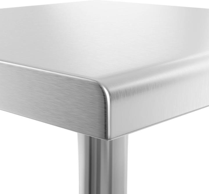 Produktbild Royal Catering Arbeitstisch Edelstahl Edelstahltisch Küchentisch Gastro Tisch 150x60 cm 230 kg
