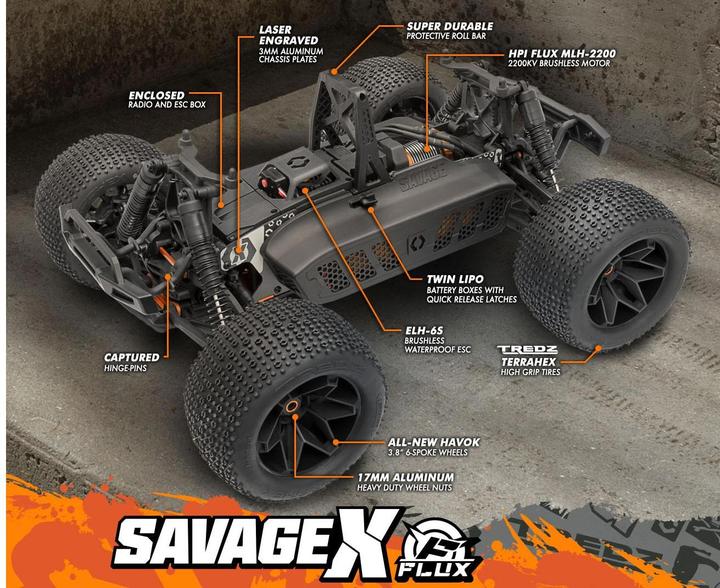 Image du produit HPI Savage X Flux (Presque prêt à être conduite)