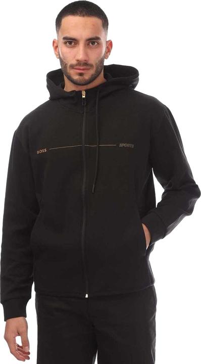 BOSS Hoodie mit durchgehendem Reissverschluss
