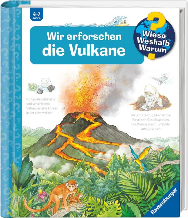 Image du produit Ravensburger Wieso? Weshalb? Warum?, Band 4: Wir erforschen die Vulkane (Allemand, Silke Voigt Silke Voigt, Sandra Noa, 2024)