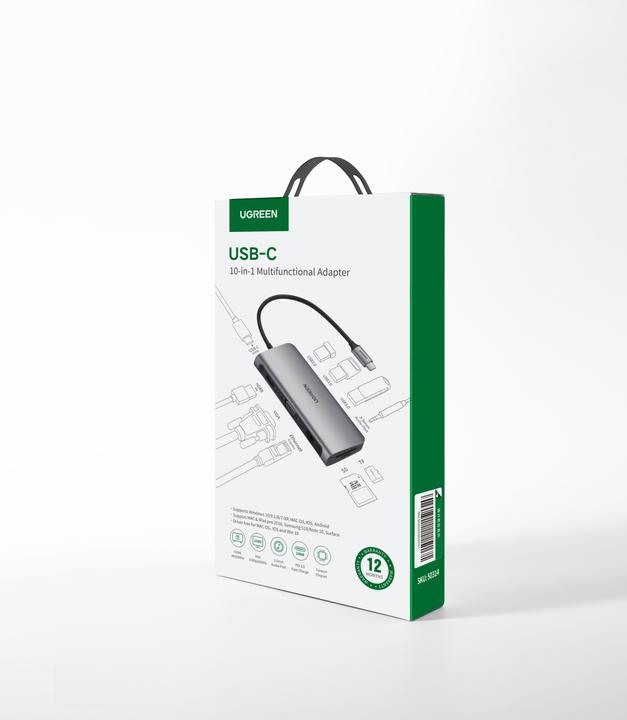 Produktbild Ugreen 10 in 1 -C Hub (USB-C, 10 Ports)