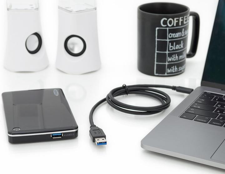 Produktbild Digitus USB C – USB A (1 m, USB 3.1)