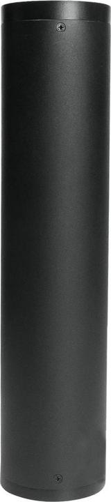 Actual product image Grafner Socket Pillar Black with 2 Outdoor Sockets Stainless Steel Garden Socket Energy Pillar Round