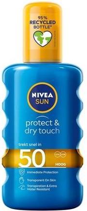Actual product image NIVEA Protect and Refreshing Dry Touch Atomizing Spray SPF50 200g (Sun spray, SPF 50, 200 ml, 200 g)