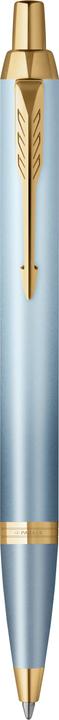 Immagine prodotto Parker Pen Parker IM Writing Rituals, penna a sfera, finitura verde turchese con sfumatura, finiture dorate, P (Blu, 1 x)