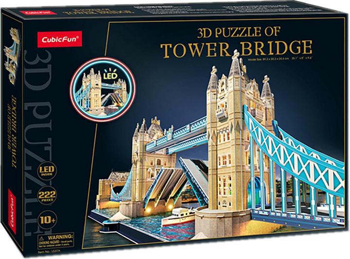 Image du produit Van der Meulen Puzzle 3d Tower Bridge LED (222 pièces)