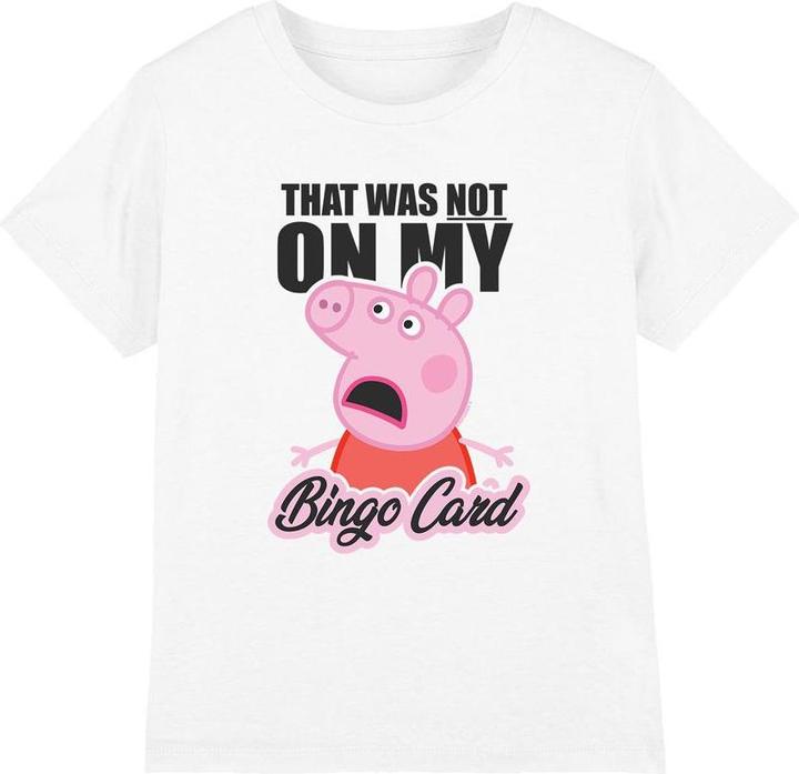 Peppa Pig - T-shirt BINGO CARD - Fille