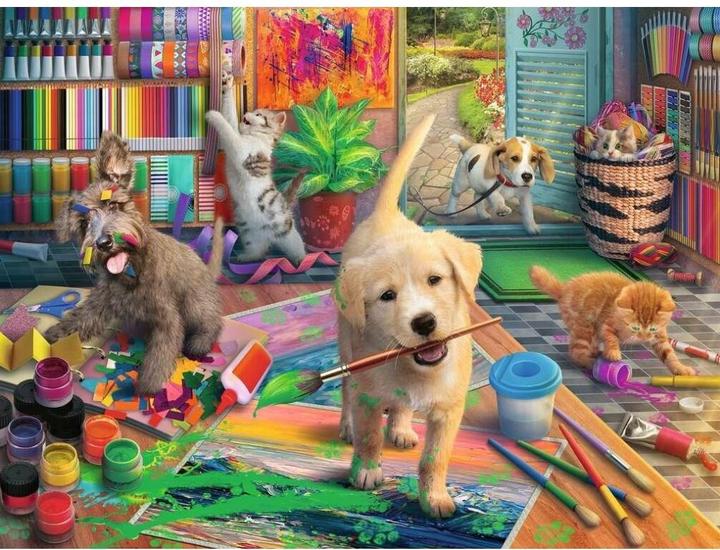 Actual product image Ravensburger 750 pcs. - Little artists (750 pieces)