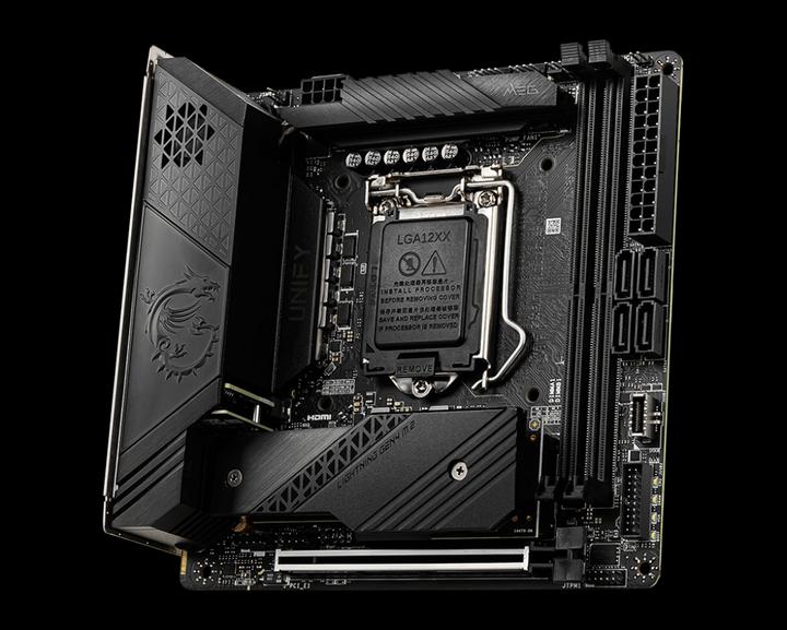 Actual product image MSI MEG Z590I UNIFY (LGA 1200, Intel Z590, Mini-ITX)