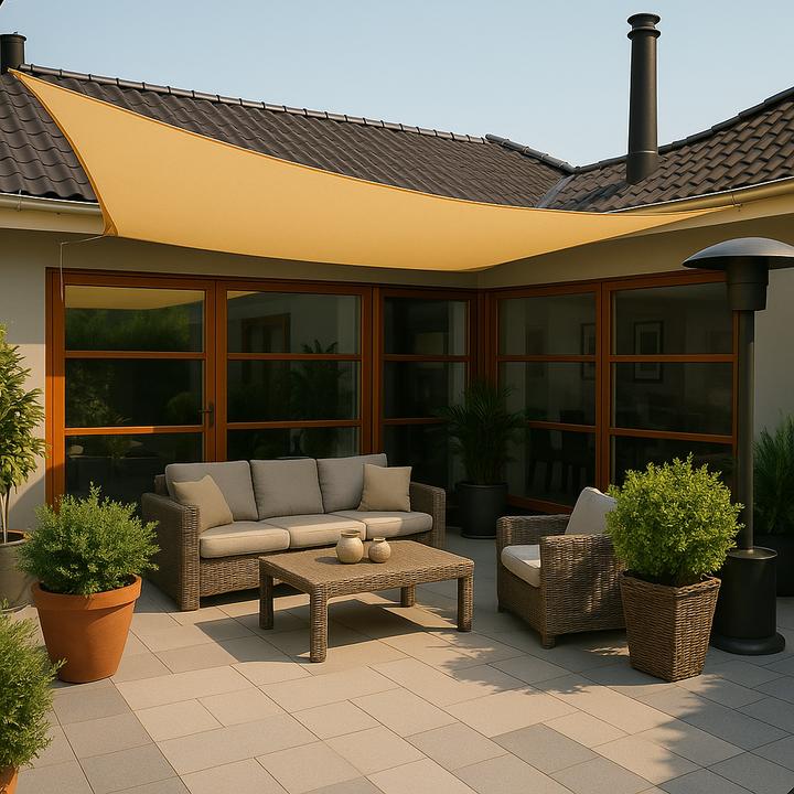 Image du produit Scandinavian Collection - Sunshade/Sail - Light, elegant shade - 200x300 cm (200 x 300 cm)