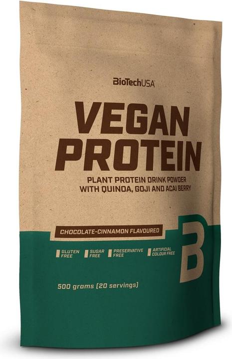 Actual product image Biotech USA VEGAN PROTEIN #vainilla-cookies 500 gr (Vanilla and biscuit, 1 pcs., 500 g)
