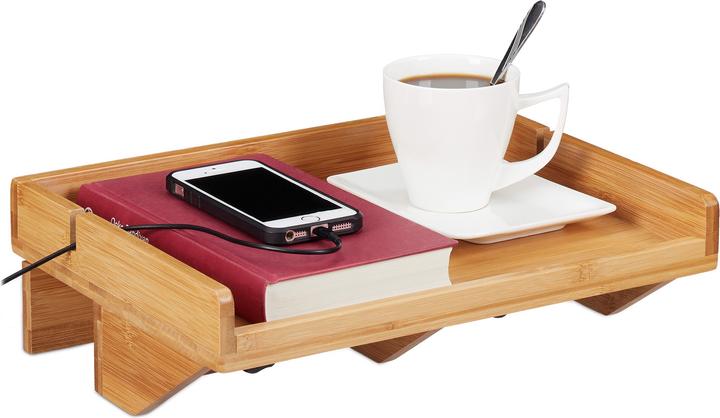 Image du produit Relaxdays Tablette lit (33 x 24 x 9.5 cm, 9.49 l)