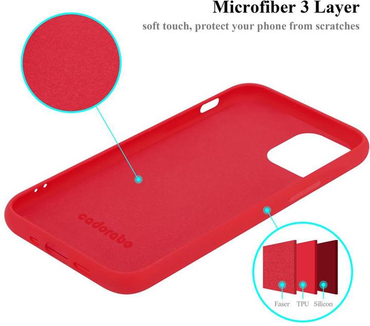 Productafbeelding Cadorabo TPU Liquid Silicone Case Cover (Apple iPhone 12 mini)