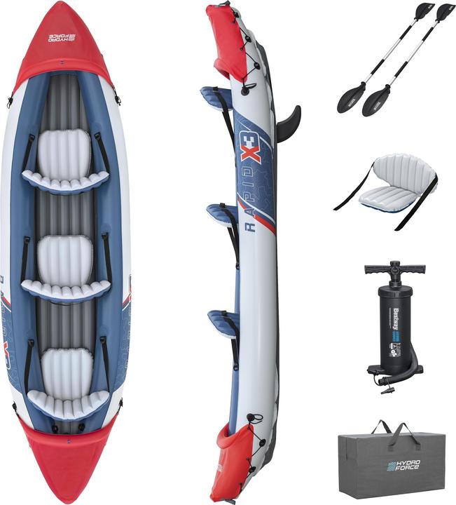 Immagine prodotto Bestway Set kayak a 3 posti Hydro Force Rapid X3 - 3,81 m (3 pers.)