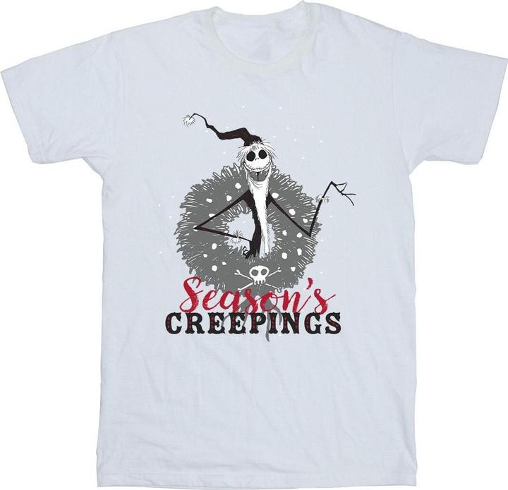 Disney The Nightmare Before Christmas Seasons Creepings Wreath TShirt (4XL)