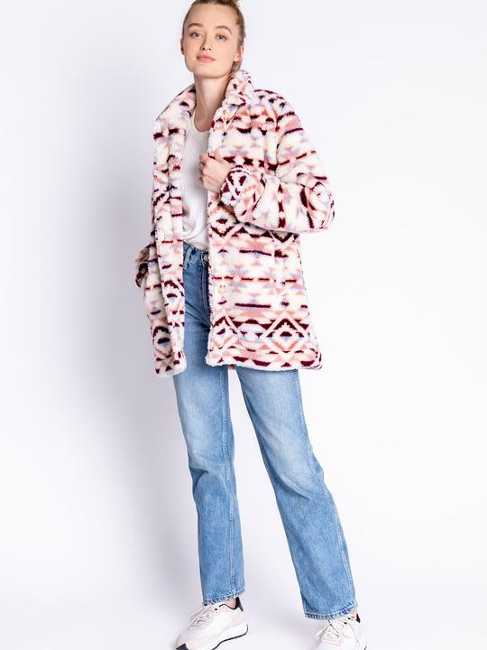 Immagine prodotto Pj Salvage Giacca in felpa Cozy Shacket (L)