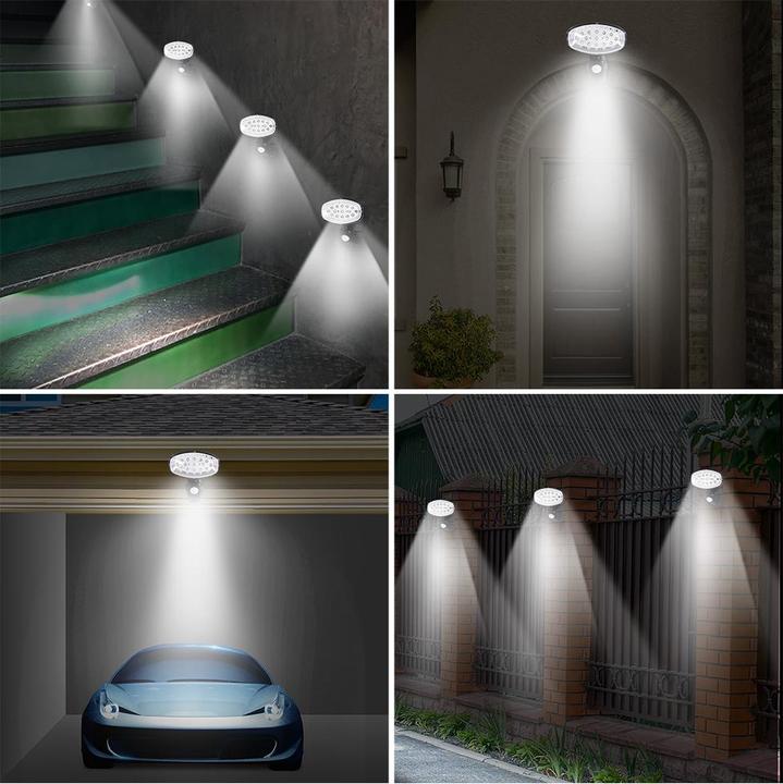Produktbild Deuba 2x Solarlampe mit Bewegungsmelder (IP44)