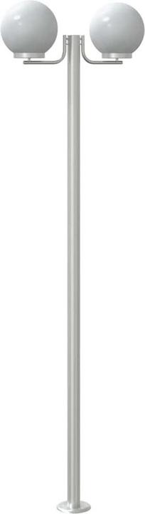 Immagine prodotto VidaXL Lampada da sentiero per esterni lampada da terra lampada da giardino 3pcs. argento acciaio inox (2500 lm, E27, IP44)