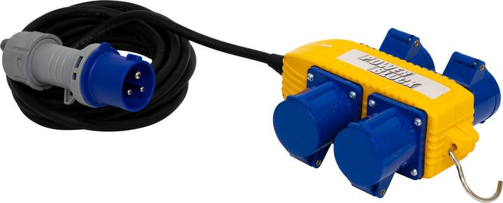 Produktbild Brennenstuhl CEE Verlängerungskabel IP44 mit Powerblock (4-fach Verlängerung für aussen, Aussen-Verteiler mit (5 m, CEE)