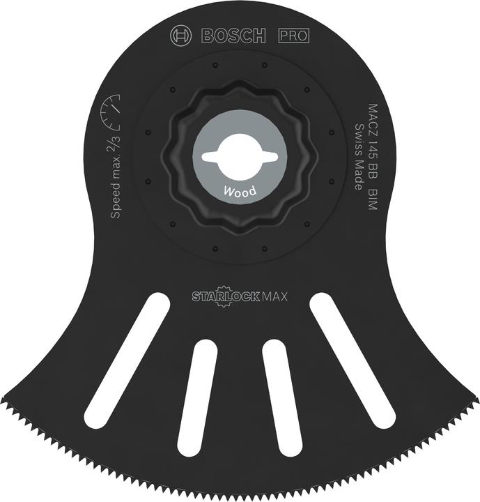 Bosch Professional Zubehör PRO MACZ 145 BB Feuille pour outils multifonctions, 100 x 50 mm