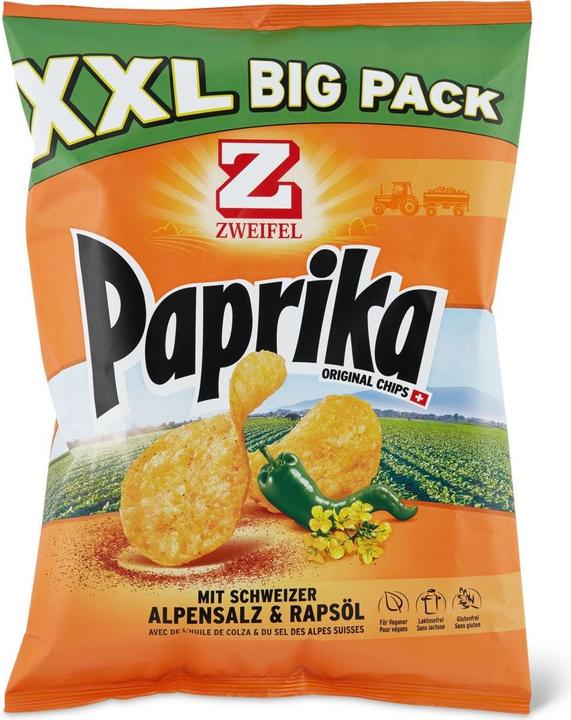 Immagine prodotto Zweifel Chips Paprika Big Pack originale XXL (380 g)