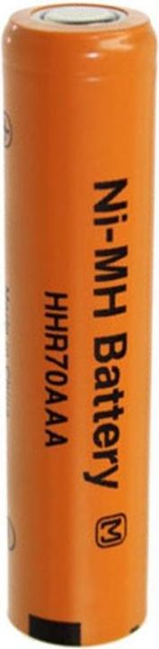 Panasonic Akku Flat Top HHR-70AAAE4 / AAA ohne Lötfahne (1 Stk., AAA, 700 mAh)