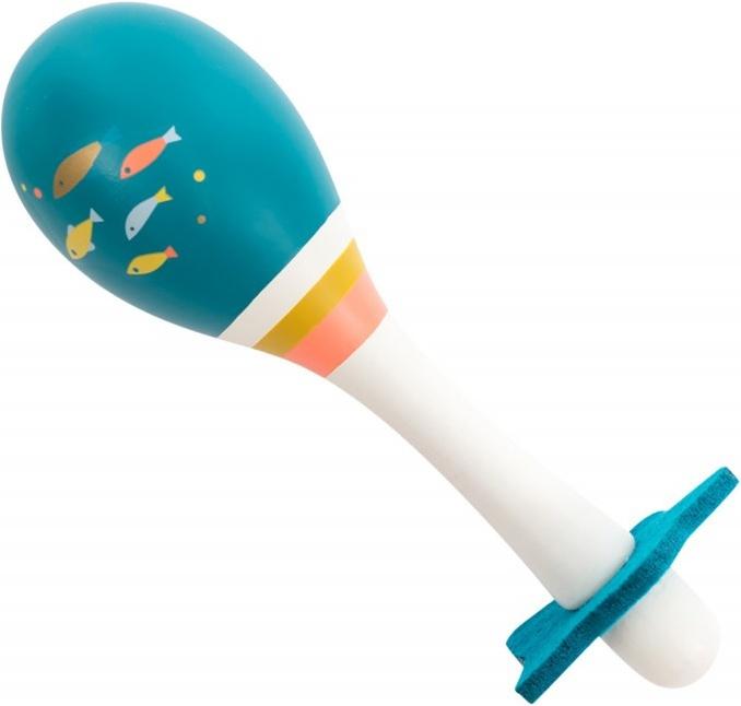 Produktbild Moulin Roty Maracas Rassel Fische (Deutsch, Französisch, Italienisch, Englisch)